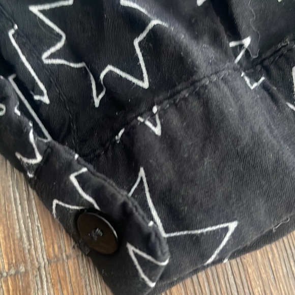 Zara black star print dress size M - Picture 5 of 8